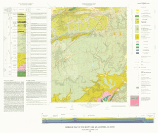 Eddyville Geology map