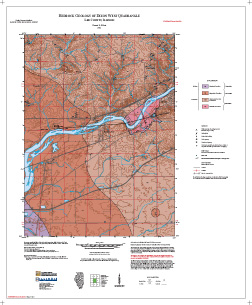 Dixon West Bedrock Map