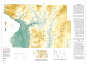 Bedrock Topography of Madison County, Illinois, map thumbnail, sheet 1