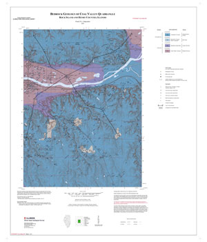 Bedrock Geology of Coal Valley Quadrangle, map thumbnail, sheet 1