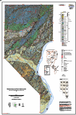 Pope County Bedrock Geology Sheet 1