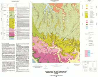 Lick Creek Geology Map