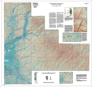LiDAR Surface Topography of Will County