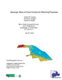 Geologic Atlas of Cook County for Planning Purposes, Cook County