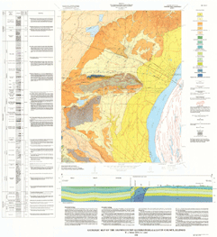 Shawneetown Geology map