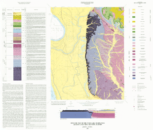 Wolf Lake Geology Map