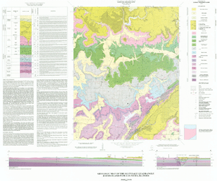 Glendale Geology map