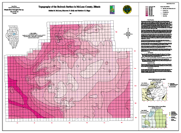 Topography of the Bedrock Surface in McLean County
