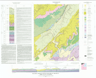 Waltersburg Geology map