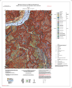 Bedrock Geology of Repton Quadrangle
