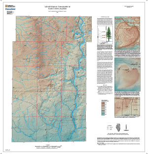 LiDAR Surface Topography of Kane County