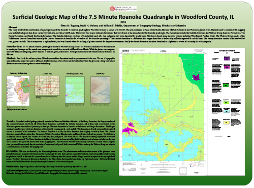 Surficial Geology of the Roanoke Quadrangle