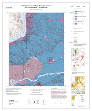 Bedrock geology of Port Byron Quadrangle Map Image 1