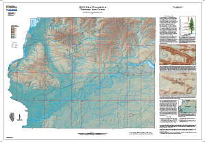 LiDAR Surface Topography of Whiteside County