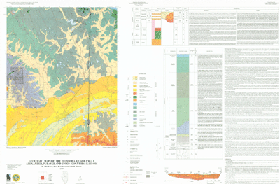 Dongola Geology map