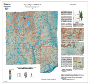 LiDAR Surface Topography of DuPage County