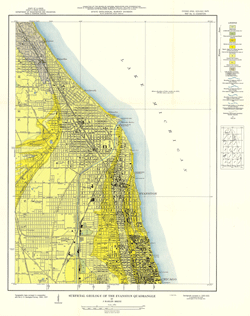 Evanston Surficial map