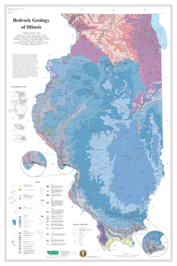 Bedrock Geology Map of Illinois Page 1