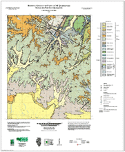 Paducah Northeast Bedrock Map