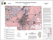 Bedrock Geology of Boone and Winnebago Counties Sheet 1